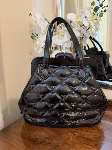 Lulu guinness black - lulu, patent