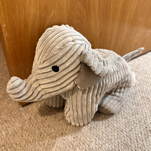 Grey fabric elephant - grey,