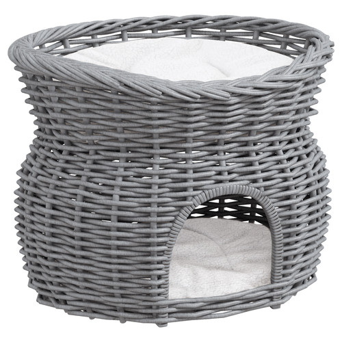 Tier wicker cat house condo - 2,