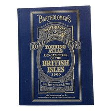 Bartholomew's Motorist Road Maps Touring Atlas British Isles 1900 Vintage