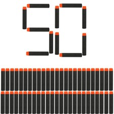 50PCS Solid round Head Bullets 7.2Cm for Nerf N-Strike Elite Series Blasters Foa