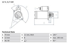 New Starter for NISSAN:ALMERA