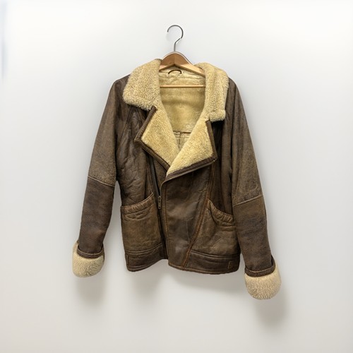 Vintage leather sheepskin - leather,