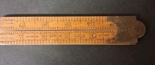 Vintage Rabone Boxwood Ruler No' 1377