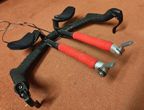 Tri clip aerobar handlebars - clip-on,