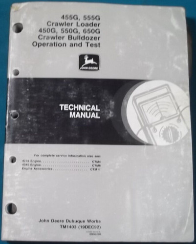 John deere 450g 455g 550g - john,