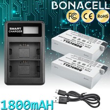 2x 1800mAh​ LP-E8 Battery & USB Charger for Canon EOS 700D 550D 650D 600D T4i X4