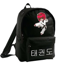 Kids Bag Taekwondo Sport Team Backpack Martial Art Korean Self Defence Cartoon