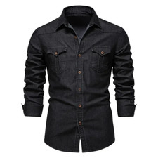 Slim Fit Casual Shirt Elastic