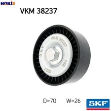 DEFLECTIONGUIDE PULLEY VRIBBED