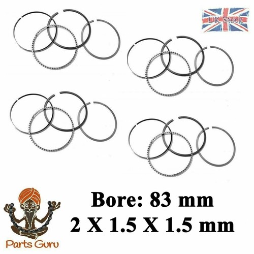 Piston rings set std 204dta - rings,