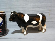 BESWICK ANIMAL CATTLE FRIESIAN COW / THE BULL , CODDINGTON HILT BAR 1439A c1970