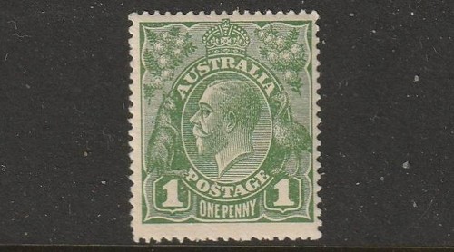 Stamps aust kgv - , green