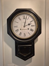 Vintage Seikosha? 1920's Wooden Regulator Wall Clock Japan Working 55cm
