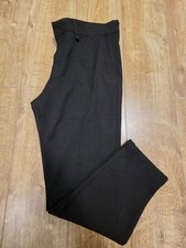 Zara Mens Black Smart Trousers Waist 34 Regular Used Good Condition