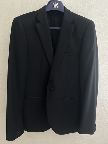 Ventuno black tuxedo jacket - black,