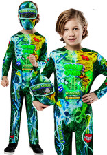 Gamer Skeleton Costume Kids