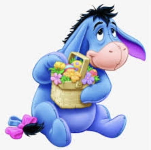 Eeyore cross stitch - eeyore,