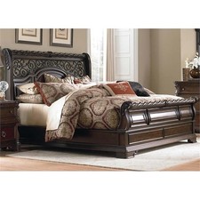 Bowery Hill King Sleigh Bed in