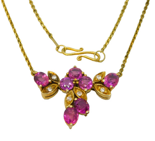 14ct yellow gold ruby - 14ct,