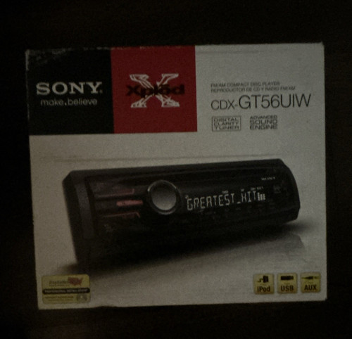 Sony xplod cdx gt56uiw din - sony, 1