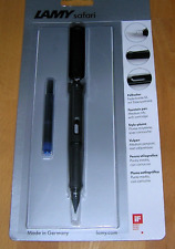 LAMY Safari Umbra Fountain Pen Ergonomic Grip Polish Steel Nib med New& Sealed