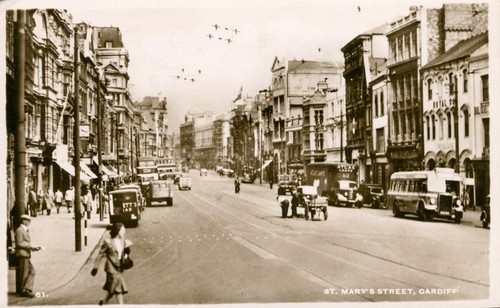 Cardiff mary street rppc - st,