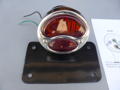 Vintage glass duolamp stop - vintage,