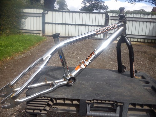 Mongoose chrome bmx - chrome, frame