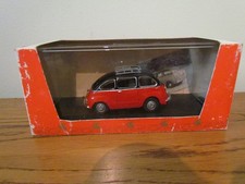 Giocher 1/43 - Fiat 600 Multipla Black/Red  Die-Cast Scale Model Car
