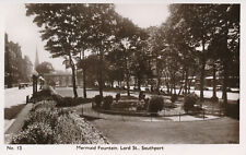 PC47656 Mermaid Fountain. Lord Street. Southport. Lornia. No 13. RP