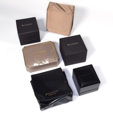Genuine Bvlgari Jewellery Ring Storage Case Watch Boxes and Pouches Set