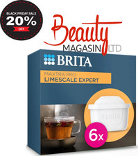 BRITA MAXTRA PRO Limescale Expert Water Filter Cartridge 6 Pack, Original Refill