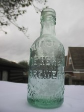 HALF PINT BEER BOTTLE S.HASLAM