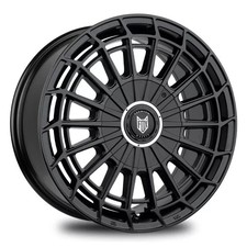 Black x4 18" Fox WX1 Alloys 8J