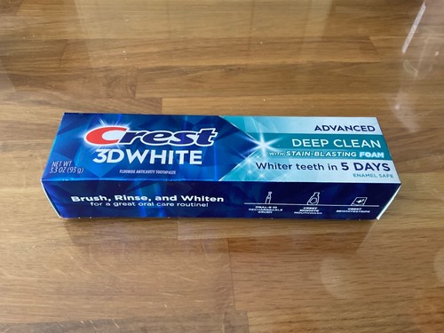Crest white with - crest,