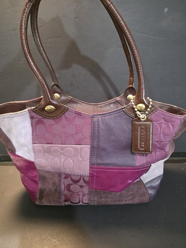 Coach patchwork gallery - gallery, tote