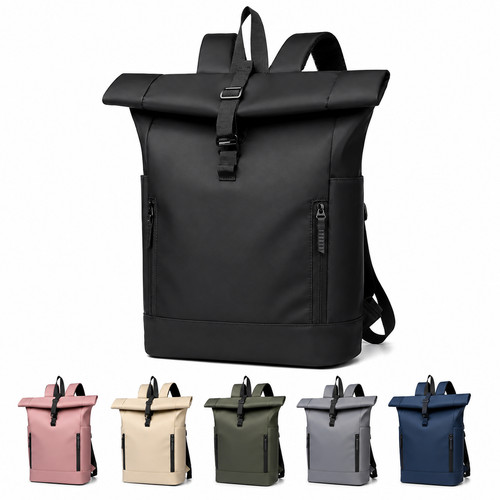 Roll top backpack cedar - roll,