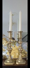 Vintage Solid Brass Candle