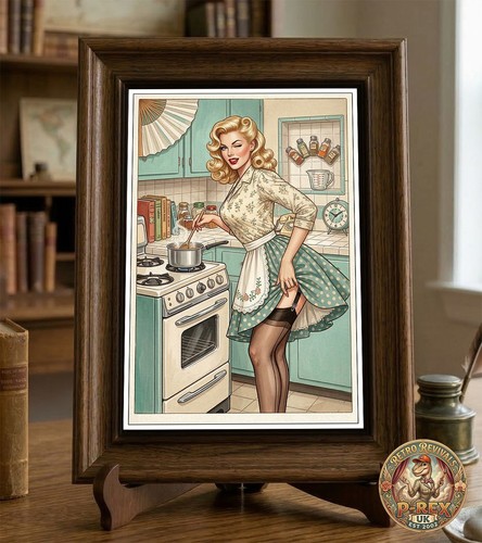 Playboy style 1950 sexy pin - 1950's,