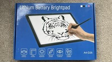 A4 Light Box Battery Light Pad  for Tracing and Drawing Re Chargable