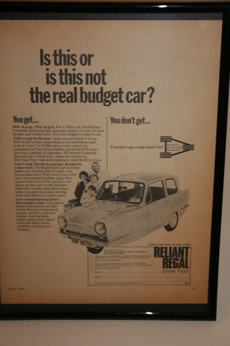 Reliant regal framed original - reliant,