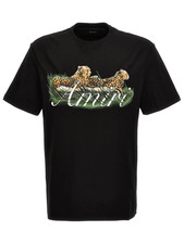 Amiri Cheetah Tee Black. BNWT