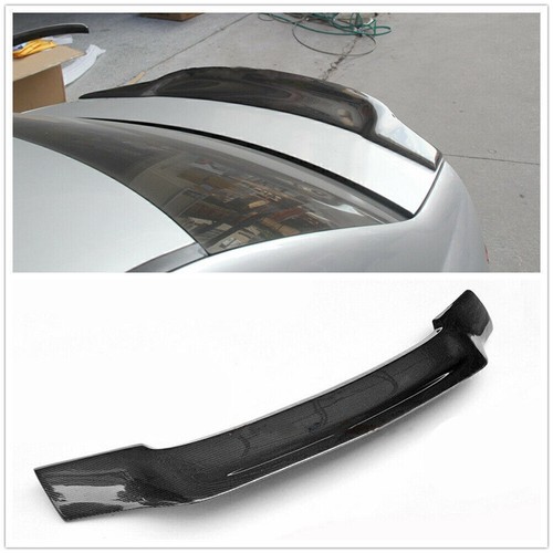 Black rear trunk spoiler - black,