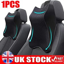 Car Seat Headrest Pad Memory Foam Pillow Head Neck Rest Support Cushion Mat UK