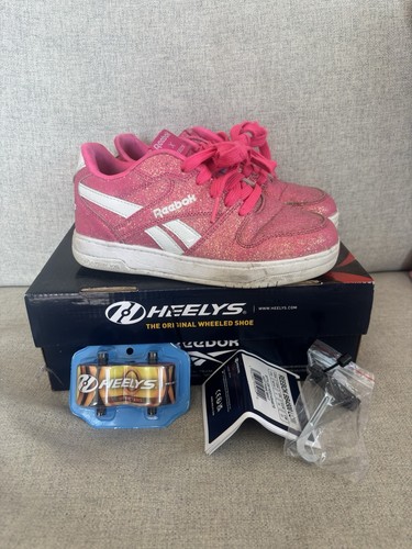 Reebok heelys pink glitter - heelys,