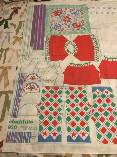 Vintage clothkits 930 dolls - vintage,