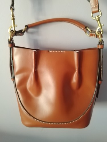 Zara tan bucket carry shoulder - bucket,