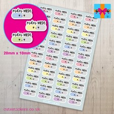 Order Meds Planner Stickers Medicine Reminder Mini Project Calendar Diary