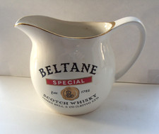 beltane special scotch whisky water jug white made by henry king in VGC